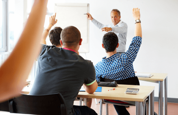 A risk assessment instructor classroom course