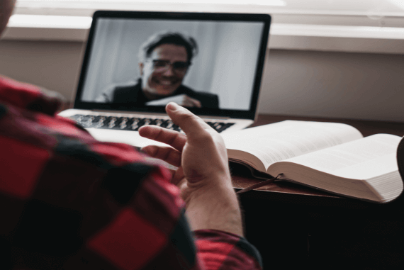 Giving remote feedback via a video conferencing call