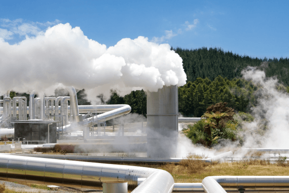 A geothermal power station